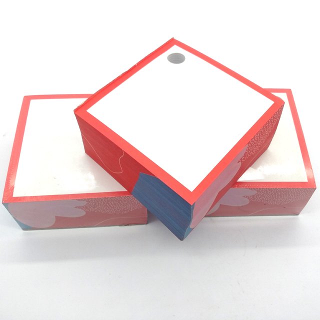Custom Logo sticky note memo pad Creative Paper Cube Personalized Block