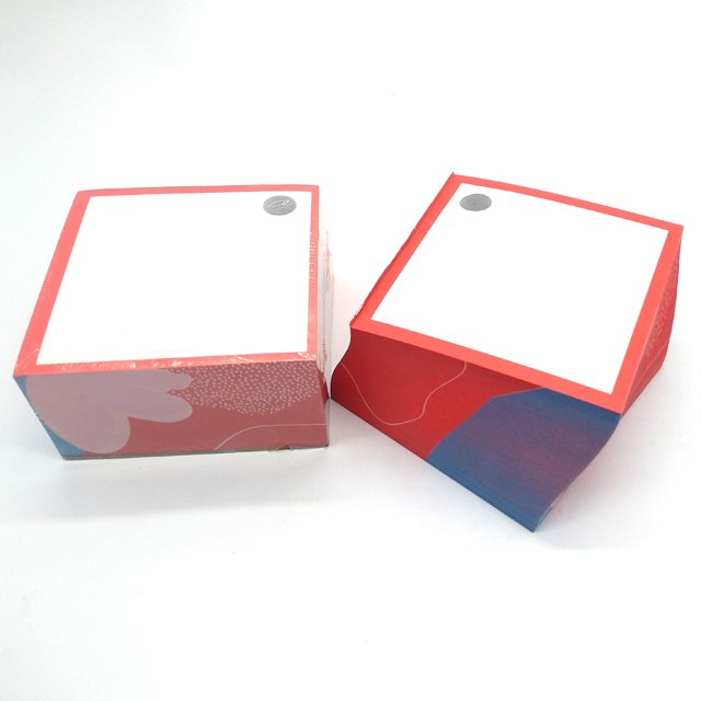 Custom Logo sticky note memo pad Creative Paper Cube Personalized Block