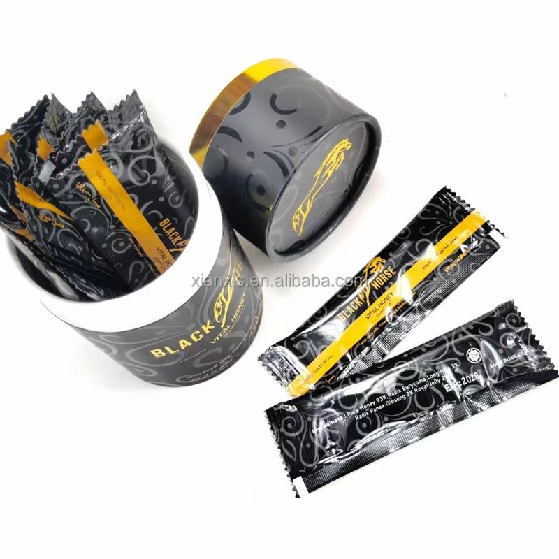 2024 New 20g X 12Sachets Pure Honey Three Days Made In Malaysia Hot Sale Men Honey VIP royal Honey Card Packaging