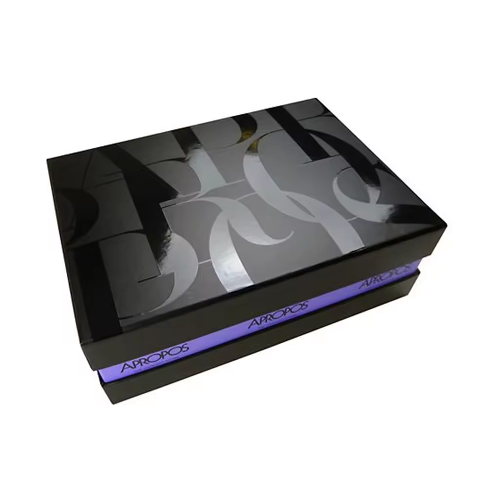 Custom Brand Cardboard Paper Packaging Removable Lid Rigid Gift Boxes With Neck Luxury Gift Box with Satin Cushion Inside