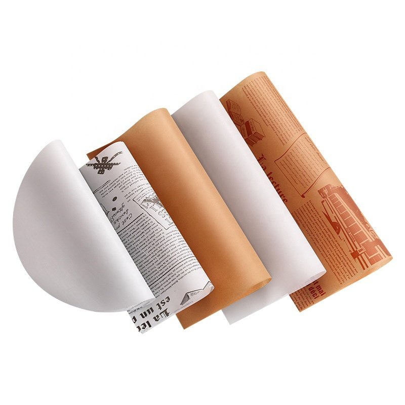 Waxed Greaseproof Paper Food Packaging Grease Proof Butter Butcher Paper