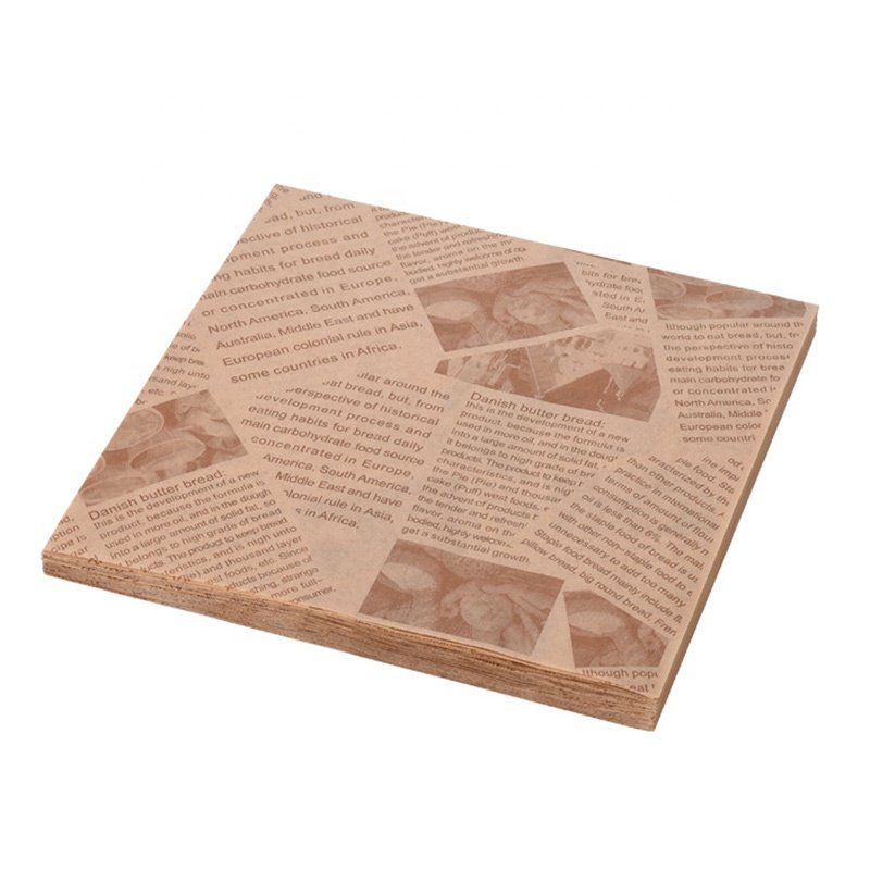 Waxed Greaseproof Paper Food Packaging Grease Proof Butter Butcher Paper