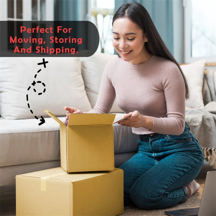 Custom 6x4x4 Cardboard Paper Boxes Mailing Packing Shipping Box