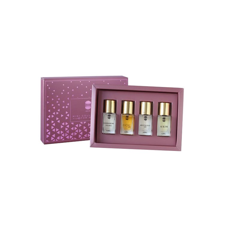 printed recycle perfume custom packing paper boxes
