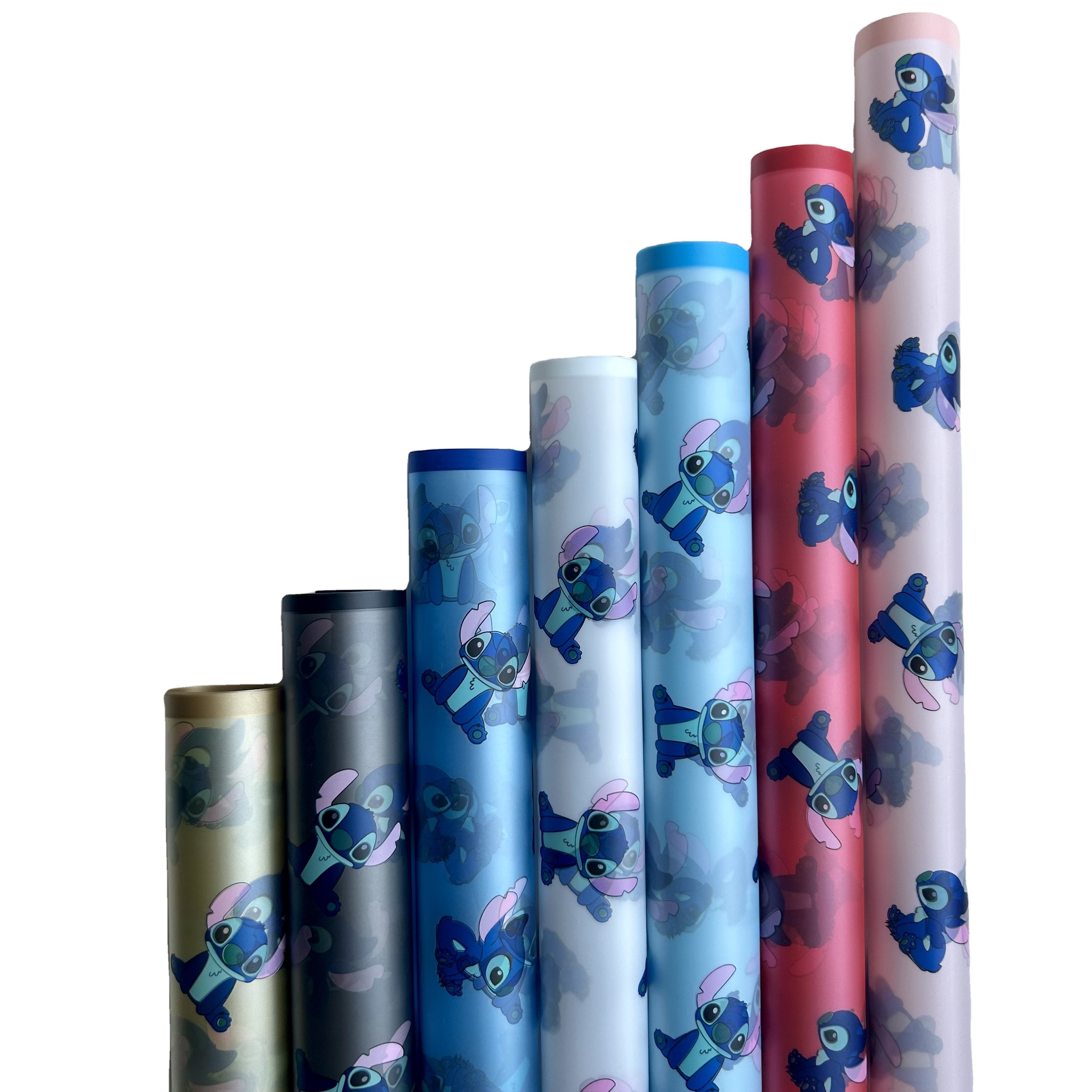 New design cartoon style wrapping paper waterproof simple Christmas Halloween flower wrapping paper Korean paper designer