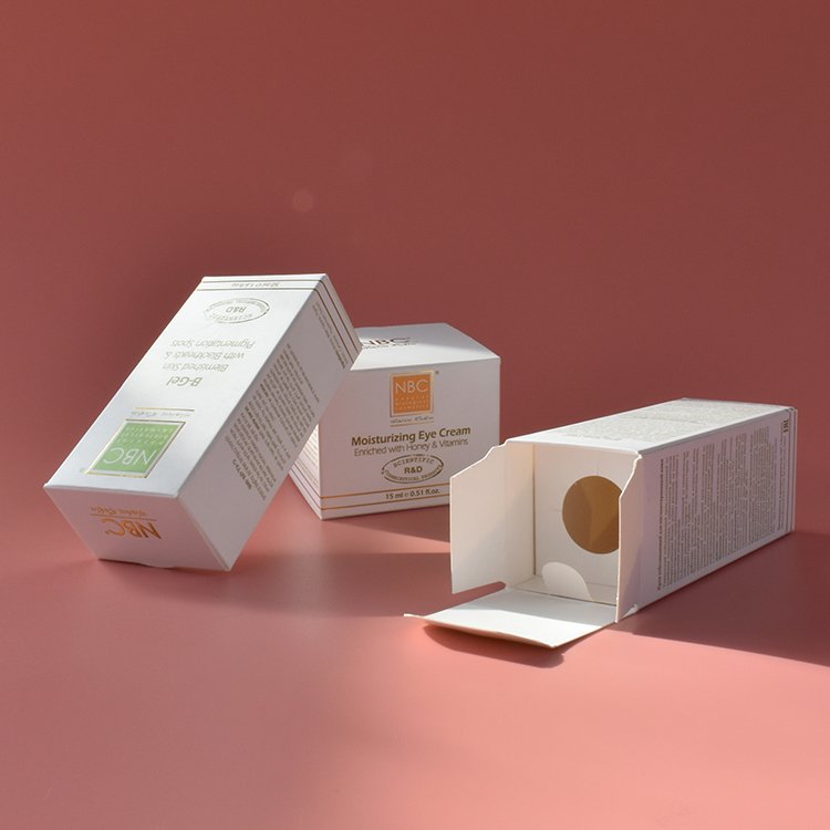 Custom FSC Skin Care Carton Folding Packaging Fixed soft touch Textured Tuck end Top Embossed Logo Cosmetic Packaging Paper Box