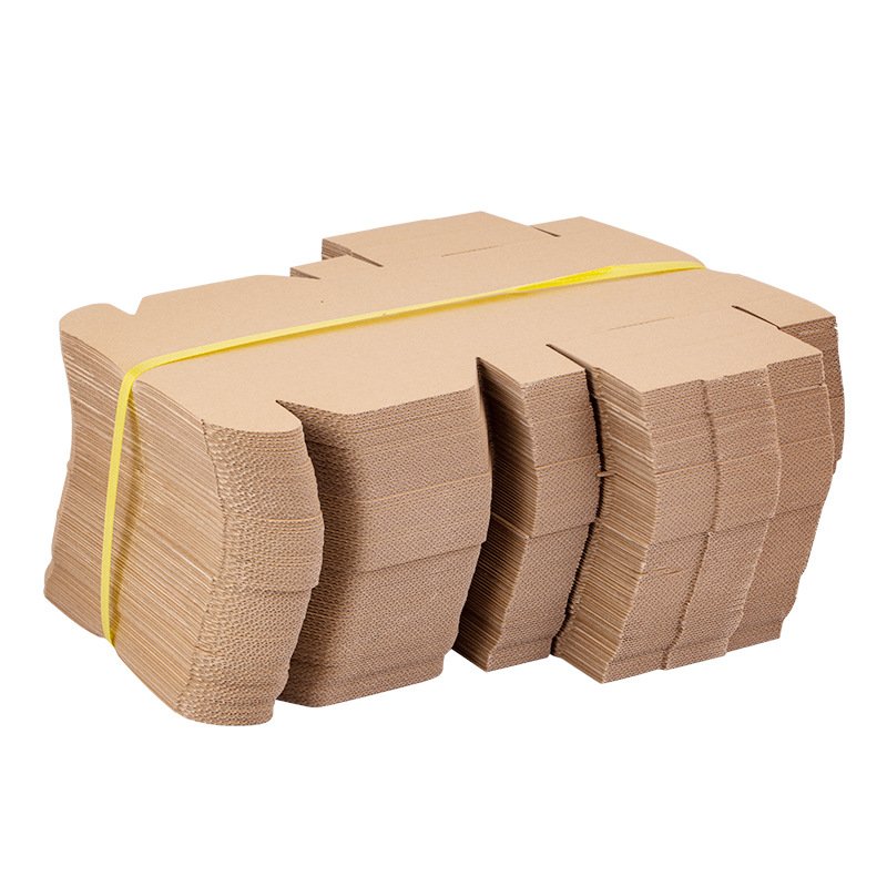 QUANRAN Cheapest Lower MOQ Stock Cardboard Packaging Mailing Moving Shipping Boxes Custom Pillow Box Paper Board Square Accept