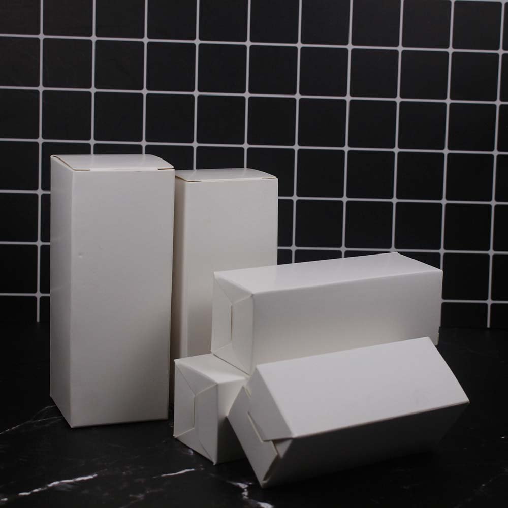 White paper box 51*51*120mm, paper packing for dropper botte/ glass bottle ready to ship