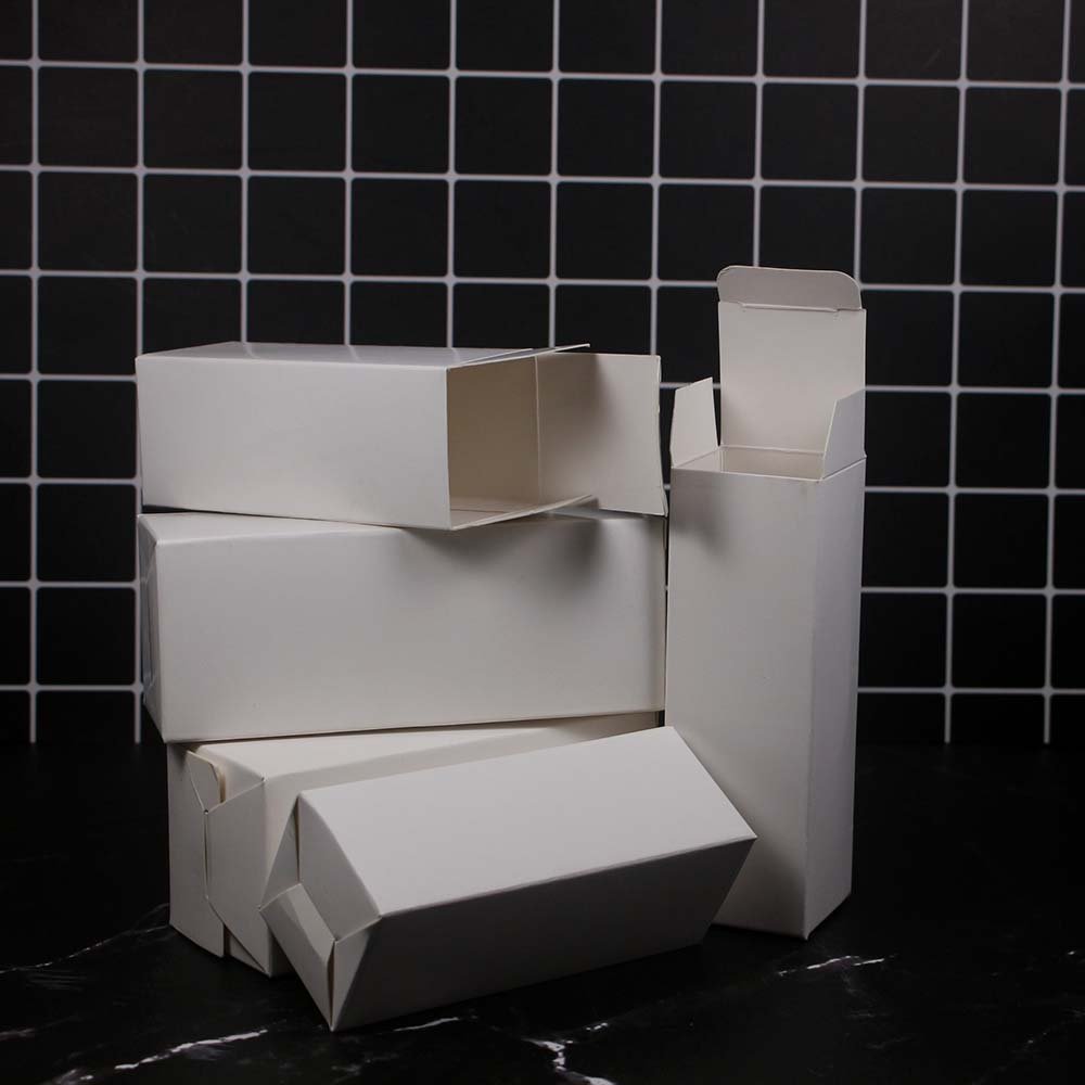 White paper box 51*51*120mm, paper packing for dropper botte/ glass bottle ready to ship