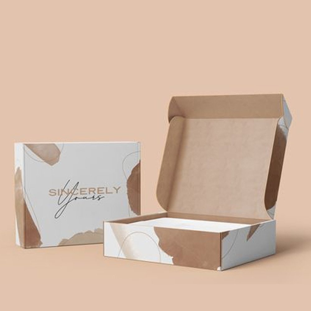 Wholesale Mailing Clothing Mailer Customized Color Printed Package Paper Cosmetic Corrugated Shipping Box With Private Label
