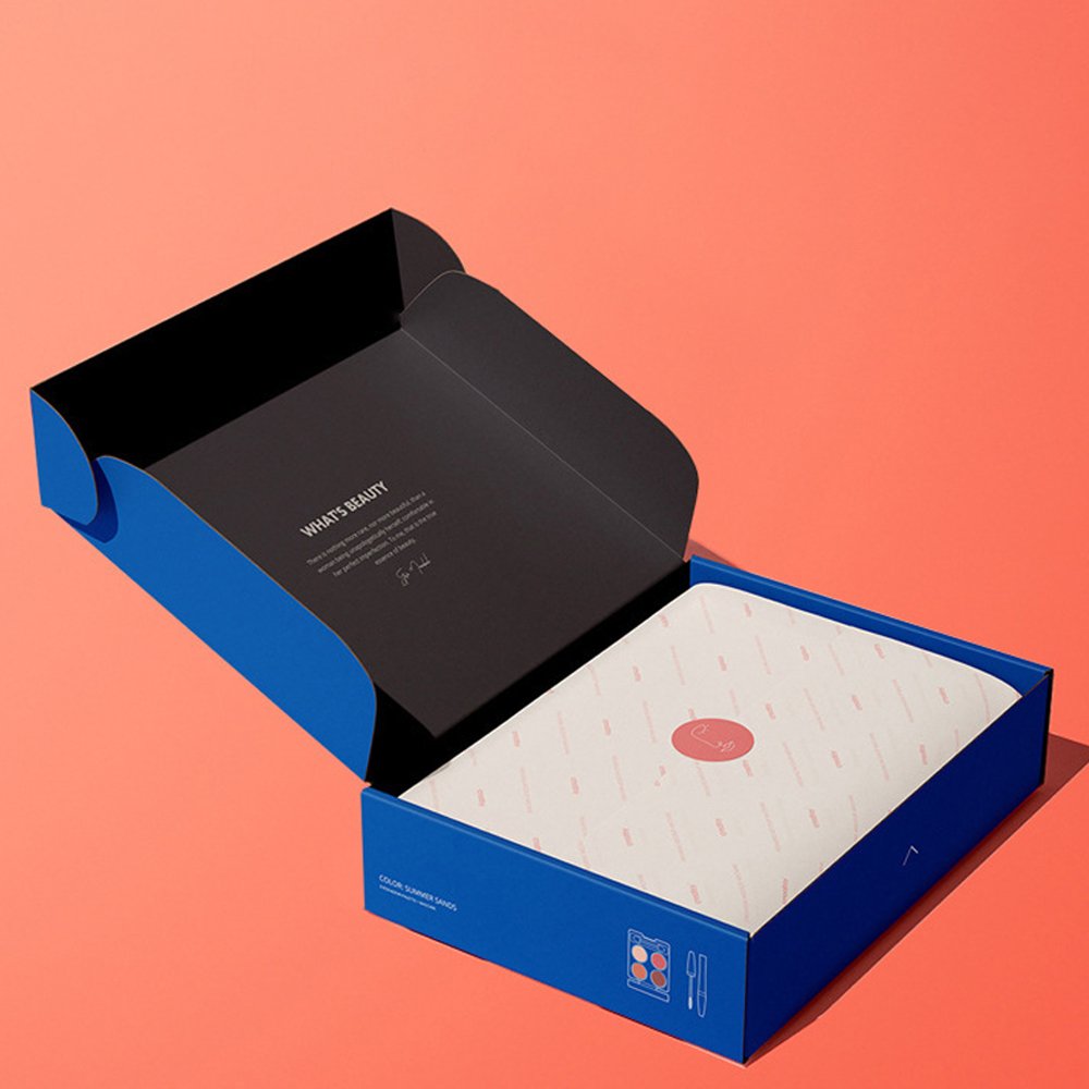 Wholesale Mailing Clothing Mailer Customized Color Printed Package Paper Cosmetic Corrugated Shipping Box With Private Label