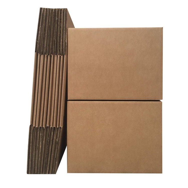 Custom Logo Printed 3 5 7 Layers Mail Moving Carton Corrugated Shipping Paper Box For Packing Delivery