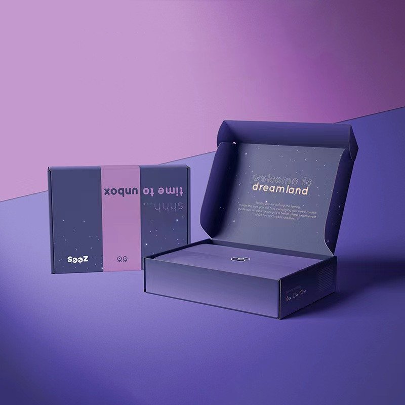 Becan Custom Logo aircraft Rectangular Airplane Box Cardboard Paper Express Box Kraft Corrugated Packaging Cosmetics Gift Box