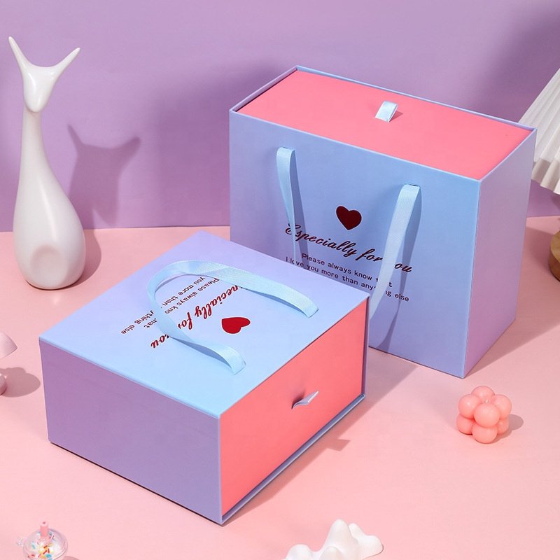 Custom Luxury Gift Box Gift Packaging Cardboard Calendar Box square paper cosmetic candle packaging gift box