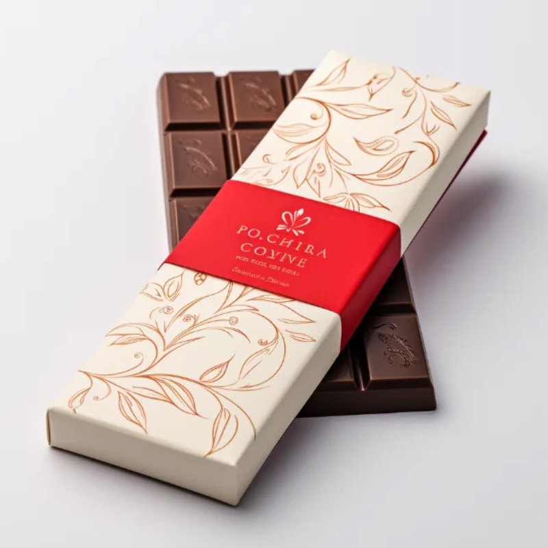 Customized luxury chocolate packaging paper gift box packaging materials food candy packaging cardboard CMYK box for chocolates