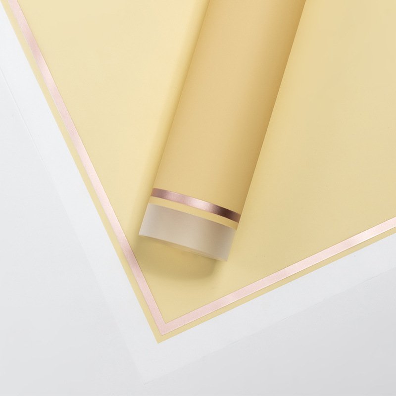 Waterproof floral material wrapping paper Gift moisture-proof special packaging Fashionable thickened packaging paper 57x57cm