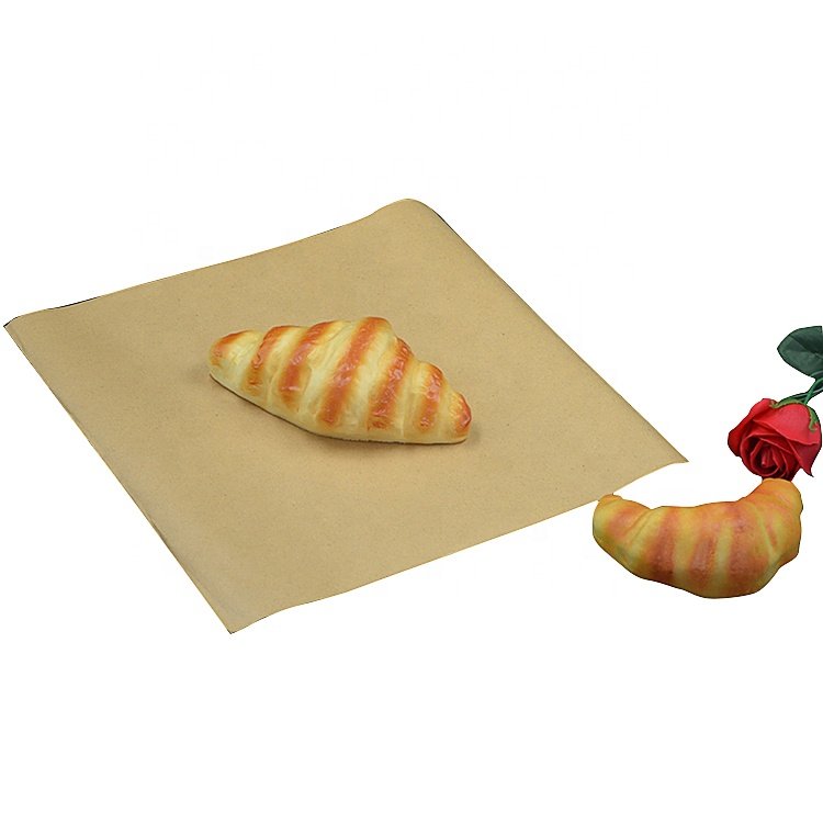 Factory wholesale custom pe coated greaseproof kraft paper food packaging for burger and meat wrapping paper
