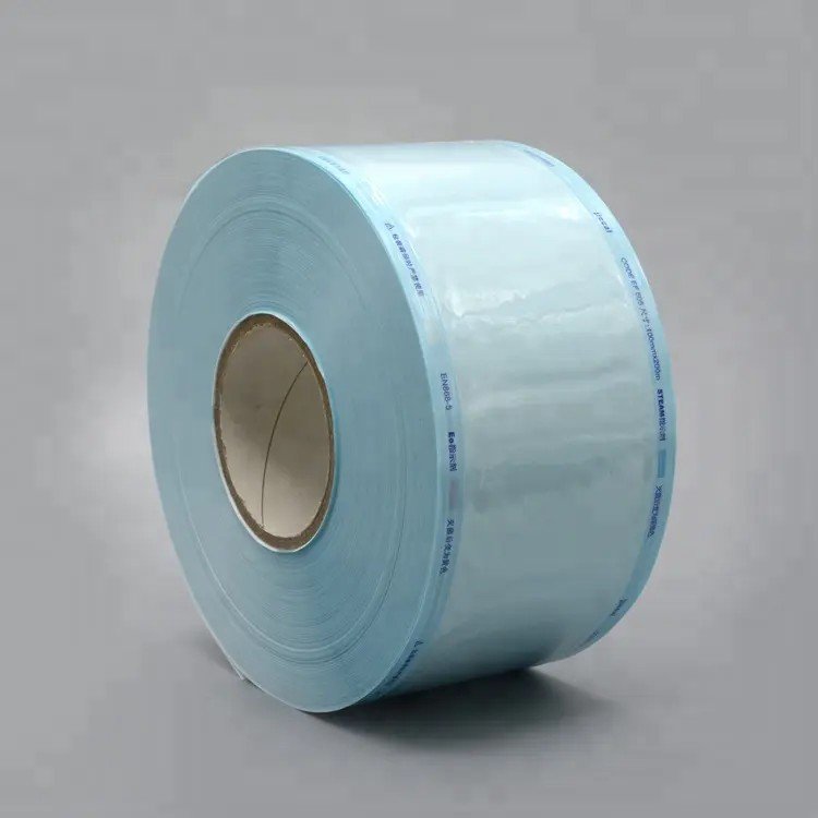 Sterile Autoclave Plastic Paper Bag Dental Sterilization Pouch Roll for Dental Instrument Packaging