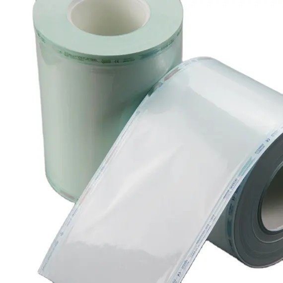 Sterile Autoclave Plastic Paper Bag Dental Sterilization Pouch Roll for Dental Instrument Packaging