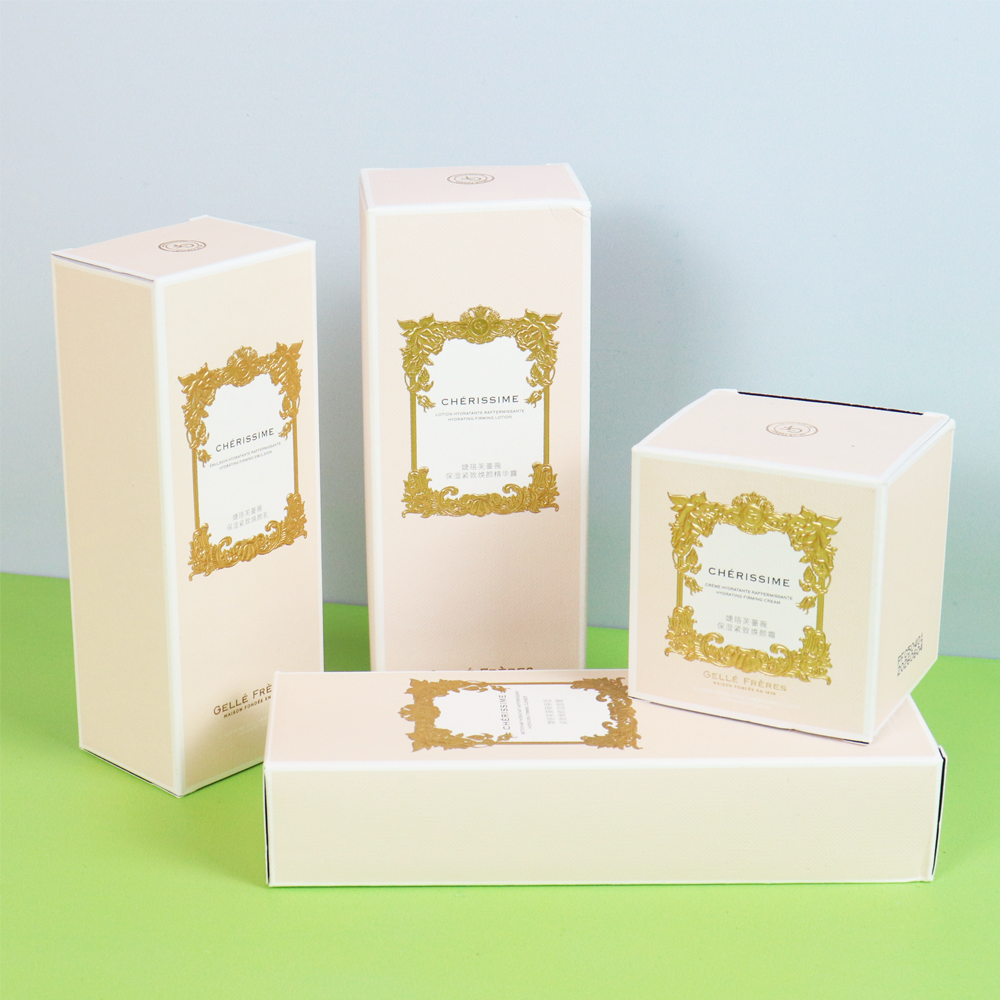 customized printing biodegradable elegant top tuck boxes cosmetic skincare perfumes bottles essential oil packaging paper box