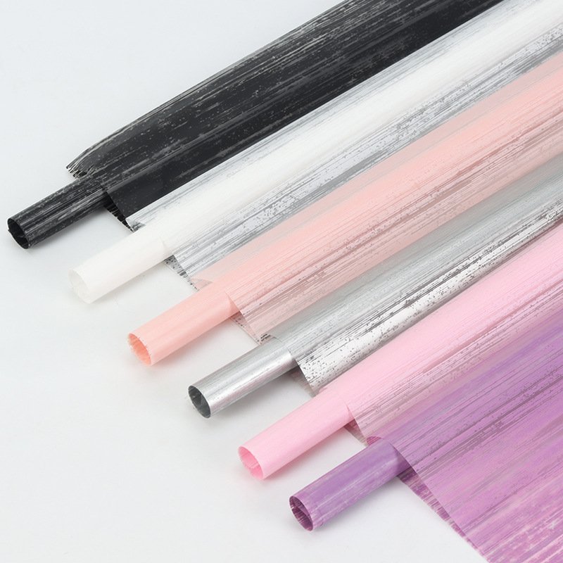 Line stripe packaging paper Korean bouquet packaging paper Flower gift packaging paper