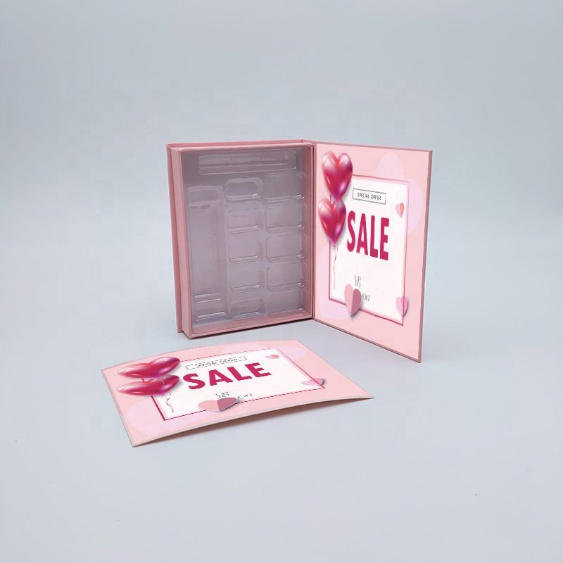 Custom Empty Nail Tip Box Press On False Nails Box Packaging