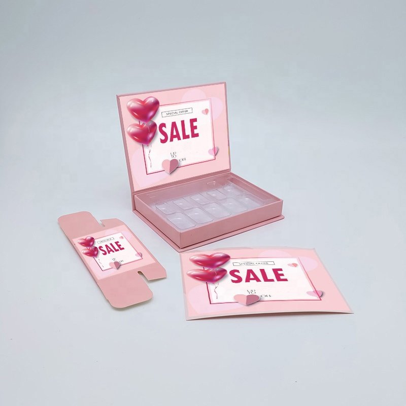 Custom Empty Nail Tip Box Press On False Nails Box Packaging