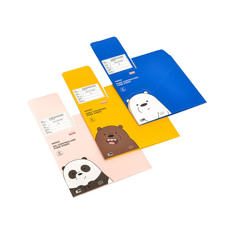 Custom Box for Cosmetic Beauty Skin Care Package Box With Cut The Dotted Line Art Paper Packaging Box With Logo Custom