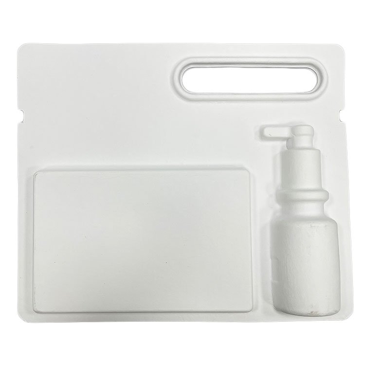 Free design molded fiber packaging trays,pulp trays,molded pulp tray paper pulp molded tray