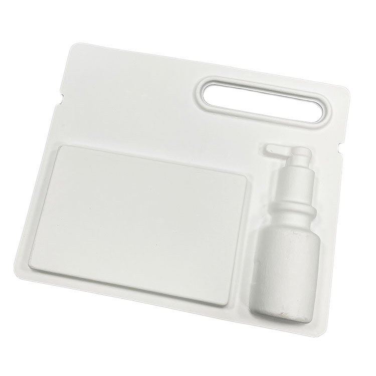 Free design molded fiber packaging trays,pulp trays,molded pulp tray paper pulp molded tray