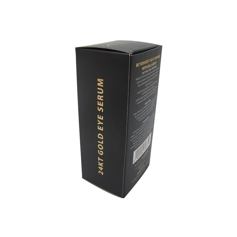 Factory Custom Packaging Box Printing Logo Gold Stamping Cosmetic Box for Eye Serum Face Cleaner