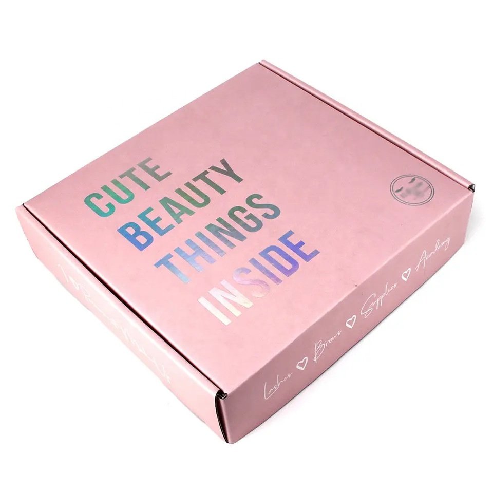 Wholesale Eco Friendly Custom Logo Printed Printing Corrugated Cardboard Mailing Gift Packaging Kraft Paper Shipping Mailer Box