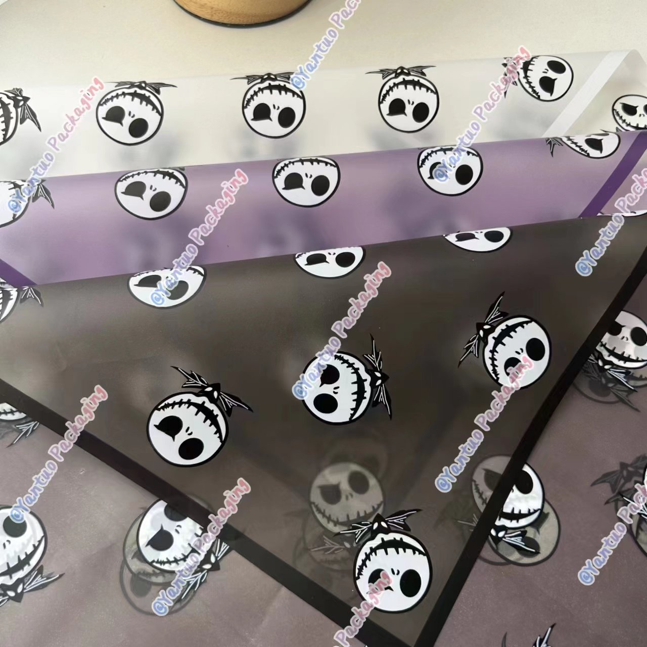 Wholesale Halloween Jack Korean flower wrapping paper waterproof bouquet wrapping paper cartoon flower paper