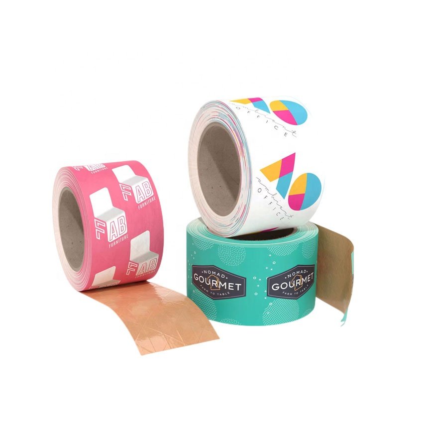Custom Packing Branded Prime Kraft Paper Parcel Tape With Logo
