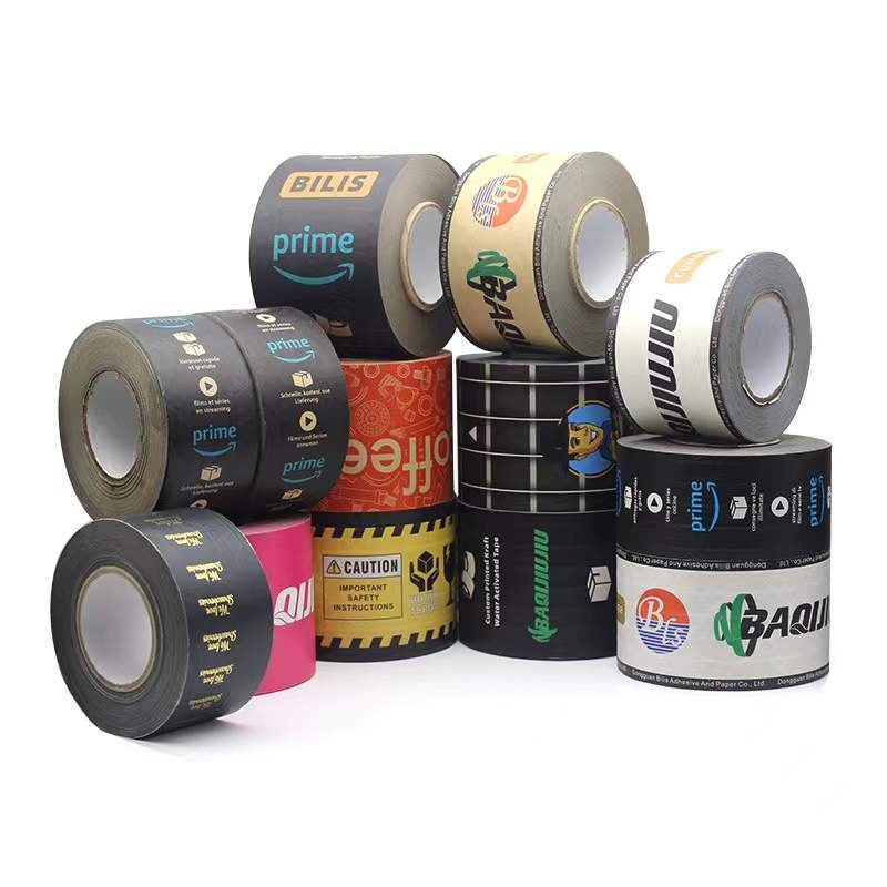 Custom Packing Branded Prime Kraft Paper Parcel Tape With Logo