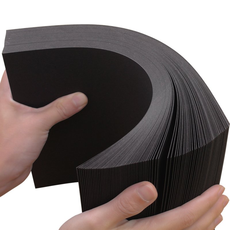 A0 A1 300gsm Black Cardstock Paper Sheets Thick DIY Drawing Cardstock Wholesale 250g Painting Paperboard Black Cardboard Paper
