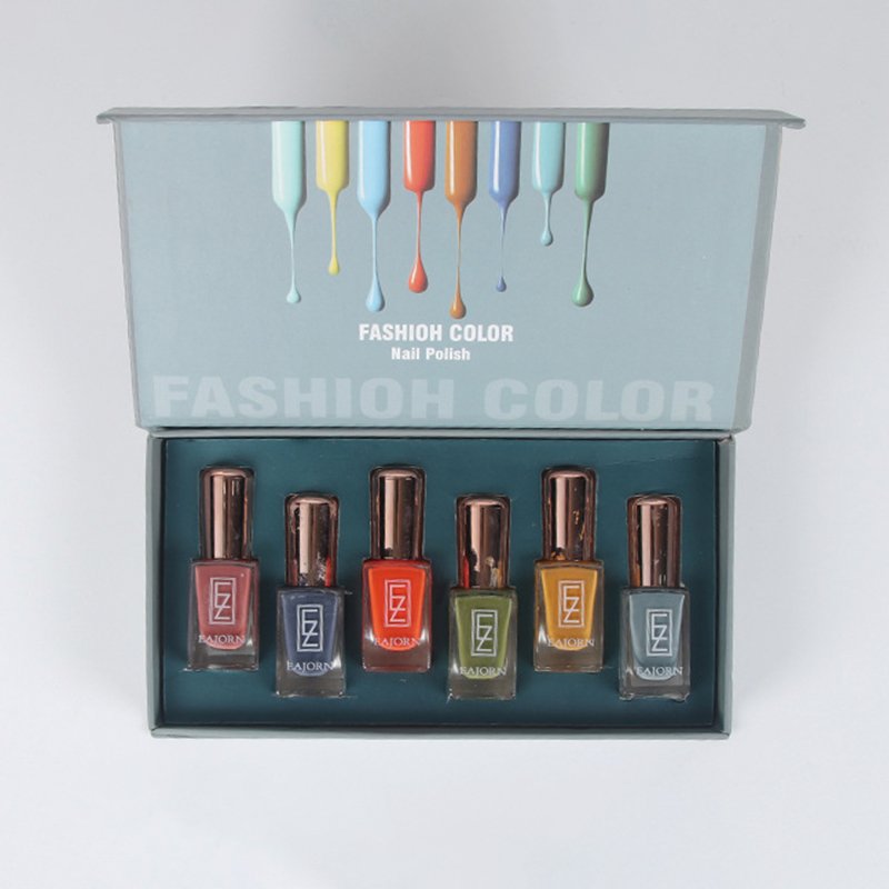 Custom Logo Printing cardboard paper packaging nail polish packing Gift box