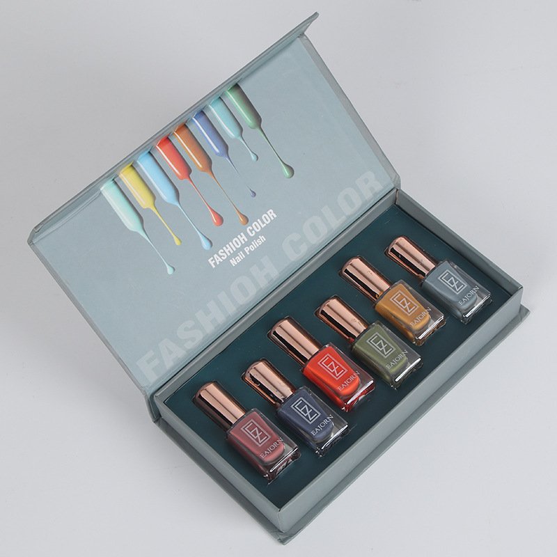 Custom Logo Printing cardboard paper packaging nail polish packing Gift box