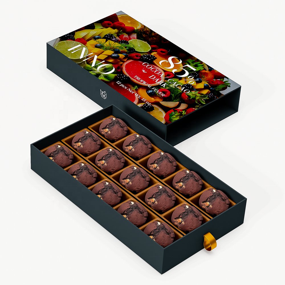 Celebration Ramadan Sweet Luxury Belgian Small Chocolate Boxes Packaging