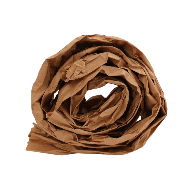 100% Recyclable Eco-Friendly Brown Kraft Paper Roll Void Fill Protective Film Moving Fan Fold Cushioning Wrapping Paper