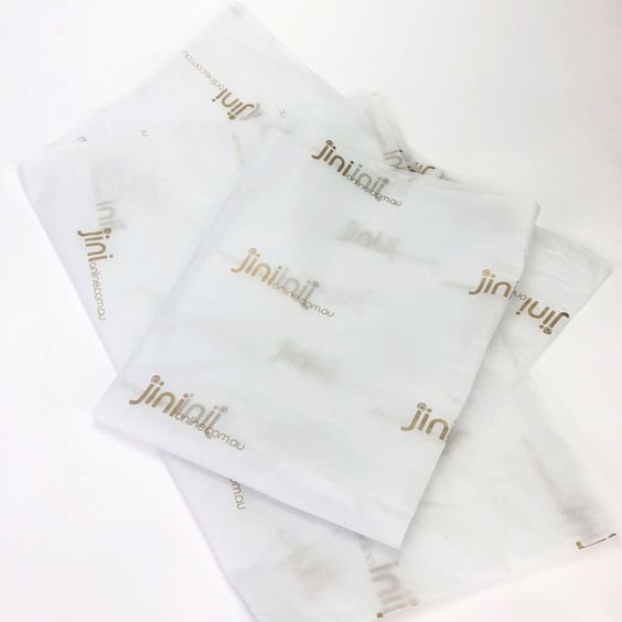 Packaging Paper Factory Custom 17gsm Coated Paper Wrapping Tissue Paper With Your Brand Logo