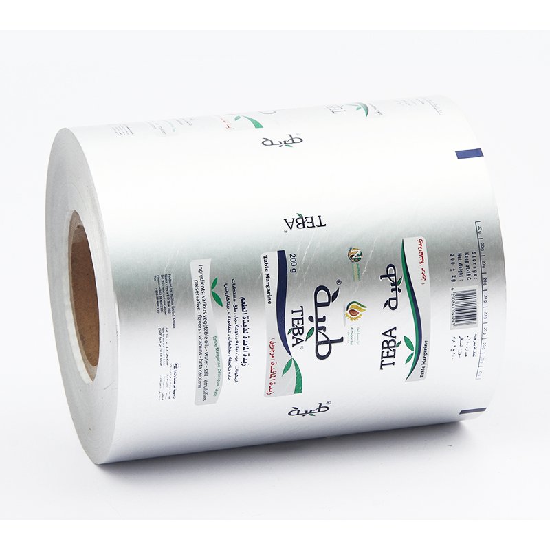 8011 Composited Foil Greaseproof Butter Wrapping paper Roll Aluminum paper packaging