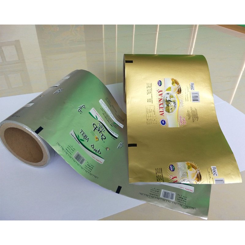 8011 Composited Foil Greaseproof Butter Wrapping paper Roll Aluminum paper packaging