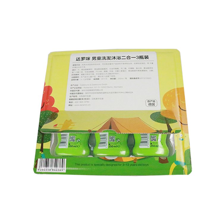 Custom Paper Shampoo Cardboard Packaging Box private logo wrapping paper gift box