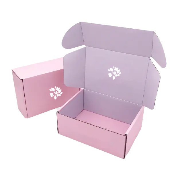 New Fashion Shipping Printed Mailer gift Boxes Custom Logo Folding Corrugated Board Cosmetic