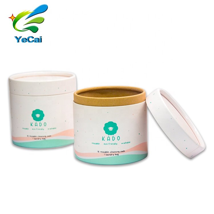 chocolate powder Compostable Carton Round BoX aluminum free Biodegradable Cylinder Kraft Cardboard Tea Packaging Paper Tube