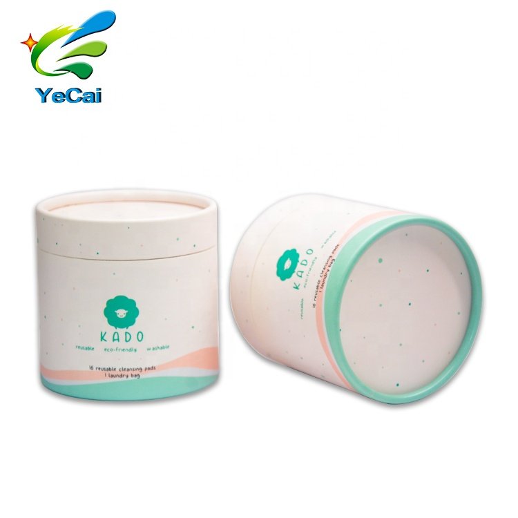 chocolate powder Compostable Carton Round BoX aluminum free Biodegradable Cylinder Kraft Cardboard Tea Packaging Paper Tube