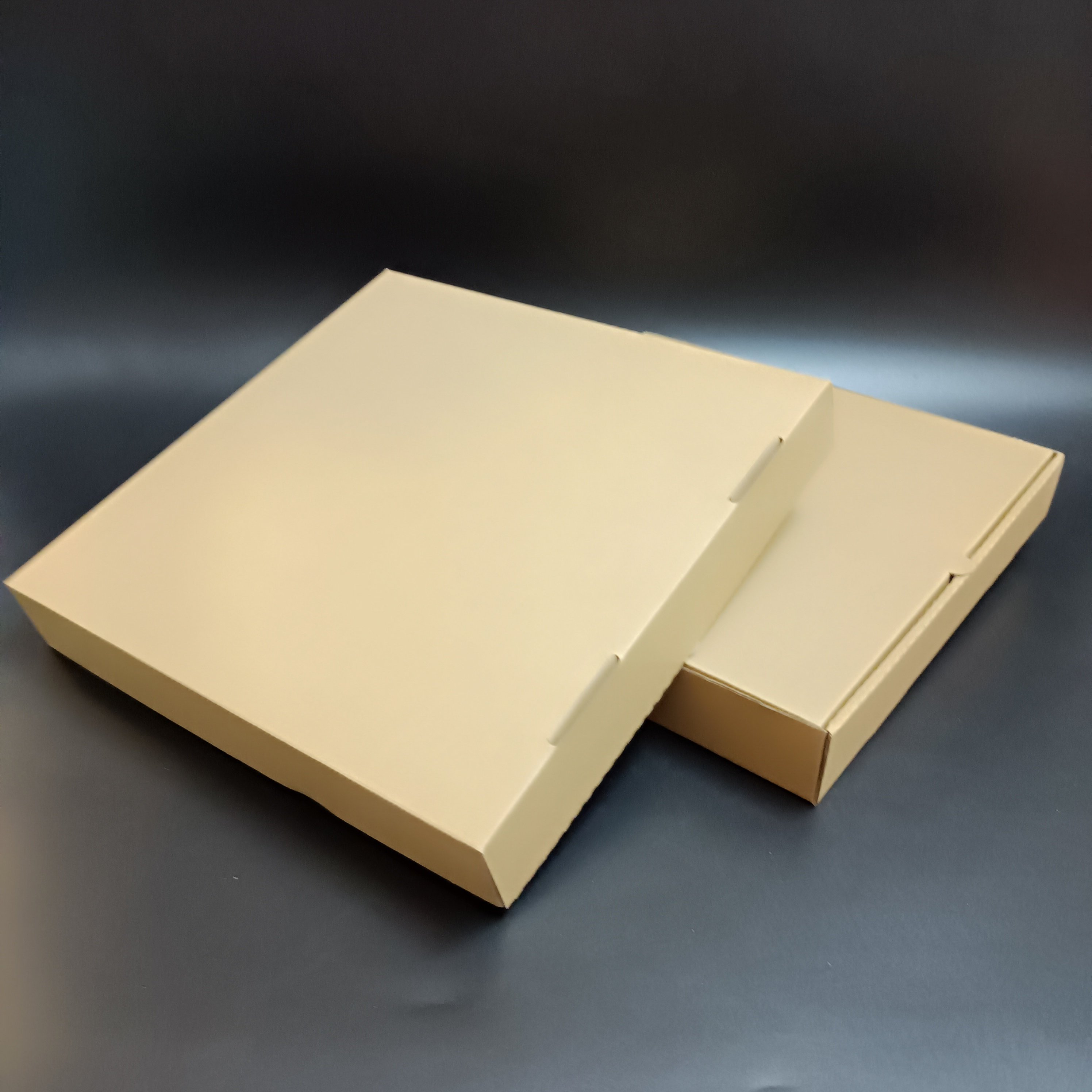 SP3023 Brown E-flute corrugated box with custom logo, size and printing