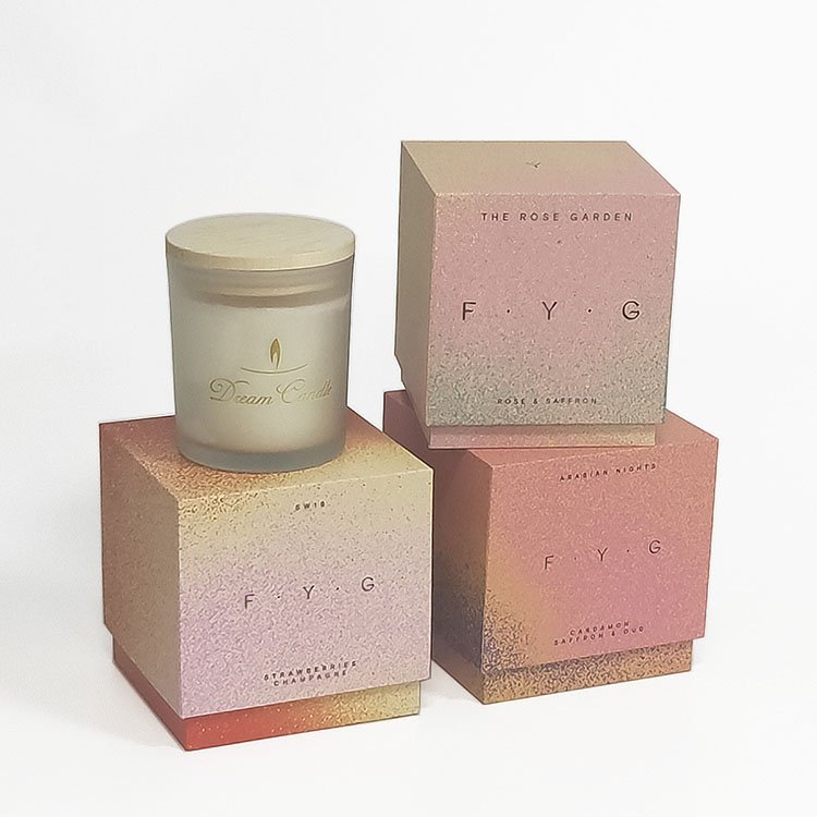 Wholesale Luxury Color Home Decorative Candle Vessels Empty Candle Container Matte Candle Jar With Lid