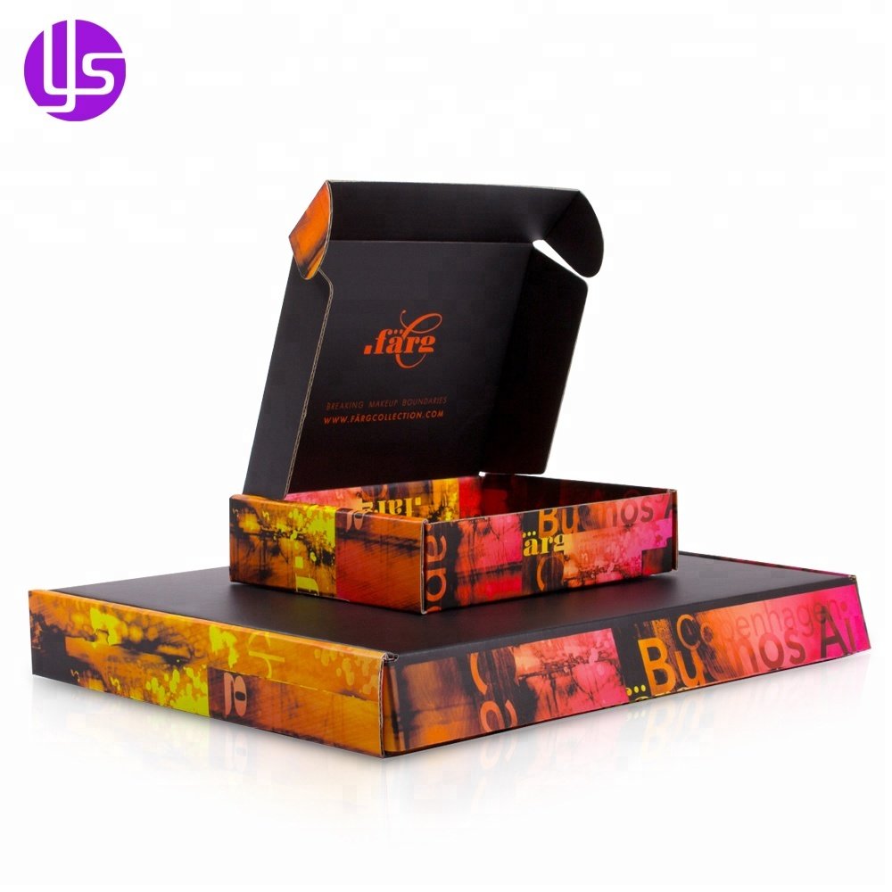 Wholesale Custom Full Color Printed E Flute Cardboard Corrugated Shipper Tuck Top Mailing Box Hot Sauce Bottle Packaging Box